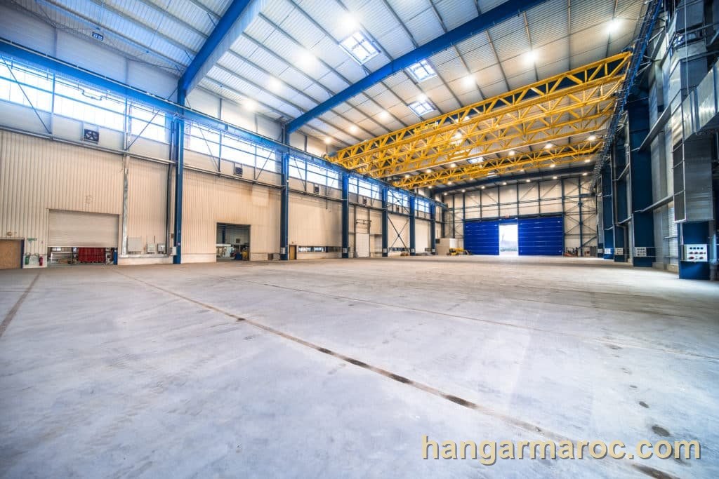 Local industriel 1400 m² (hangar 1000 + bureaux 400) – Z.I. Nouaceur — Nouaceur / Sapino (Casablanca)